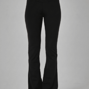BLACK MOVE CROSSOVER YOGA PANTS